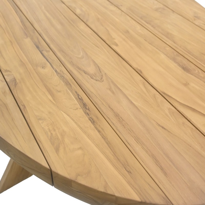Τραπέζι Elips 260cm Ξύλο Teak