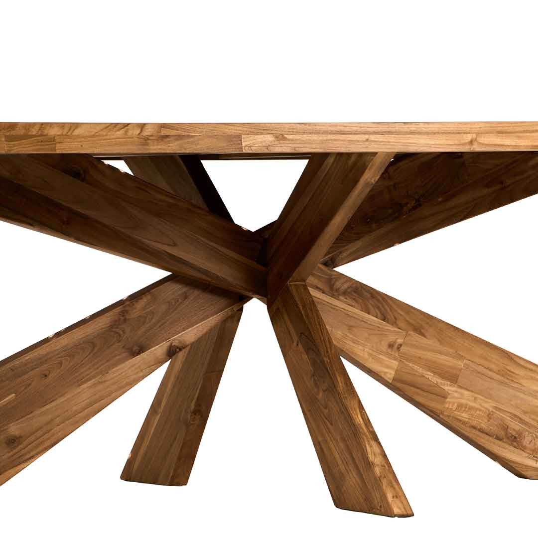 Τραπέζι Elips 300cm Ξύλο Teak