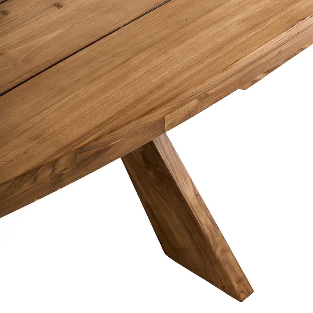 Τραπέζι Elips 300cm Ξύλο Teak