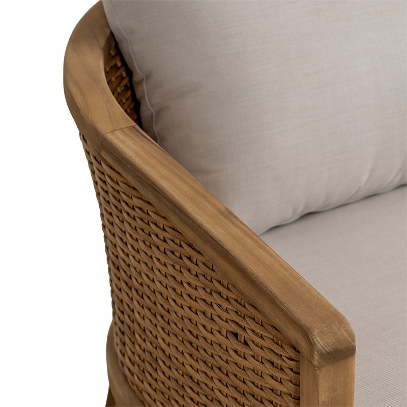 Πολυθρόνα Ella Ξύλο Ακακίας