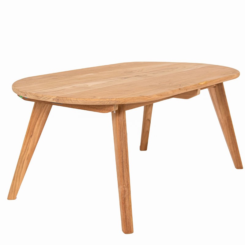 Τραπεζάκι Καθιστικού Henry Oval Ξύλο Teak