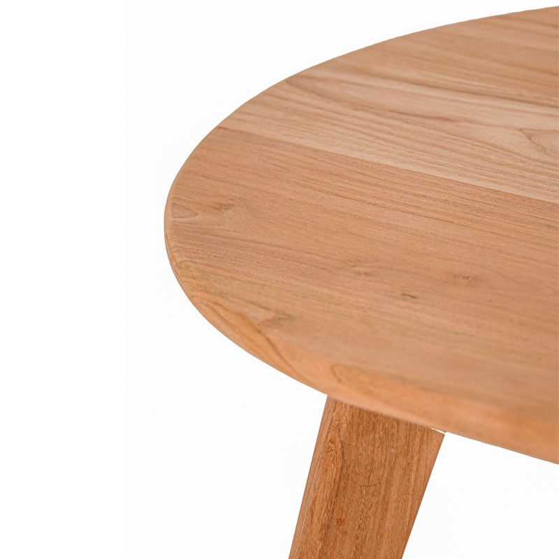 Τραπεζάκι Καθιστικού Henry Oval Ξύλο Teak