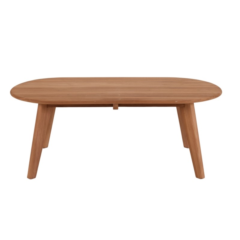 Τραπεζάκι Καθιστικού Henry Oval Ξύλο Teak