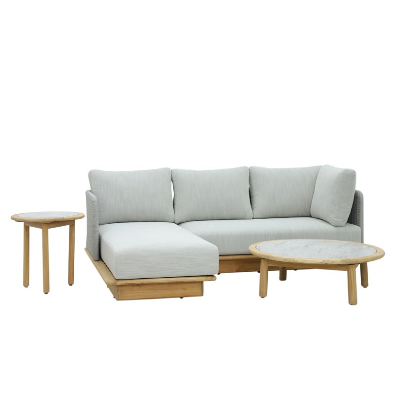 Καναπές Αριστερος  Hideaway Ξύλο Teak