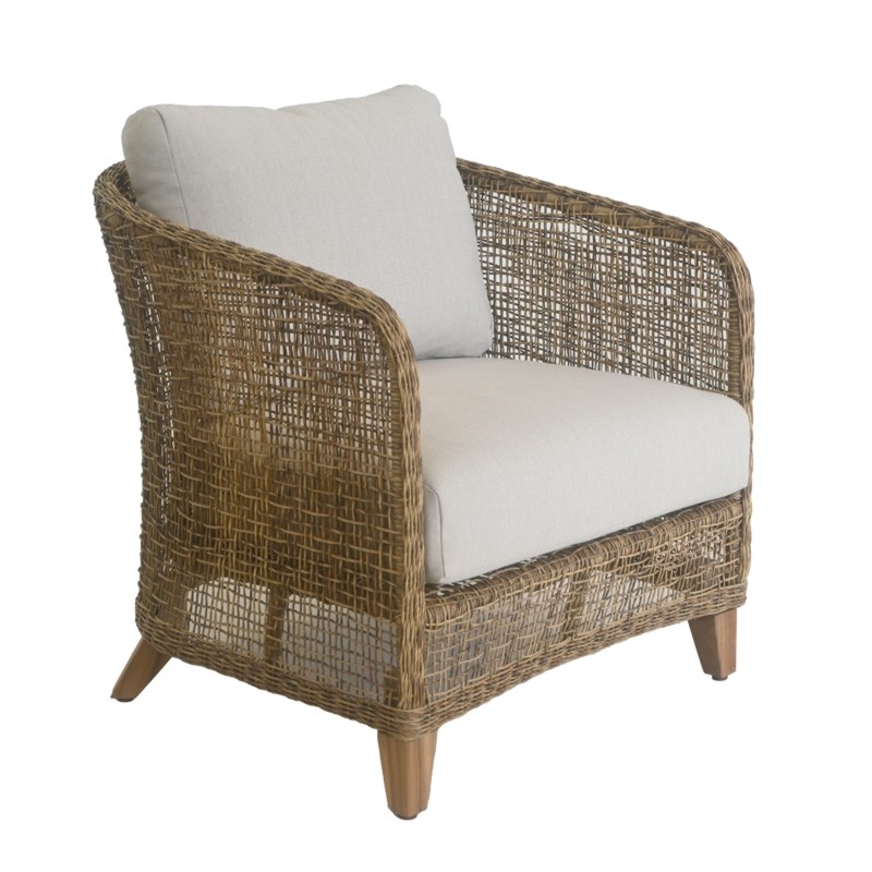 Πολυθρόνα Jasmin Ξύλο Teak / Wicker