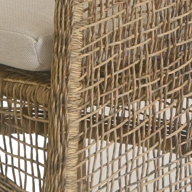 Πολυθρόνα Jasmin Ξύλο Teak / Wicker