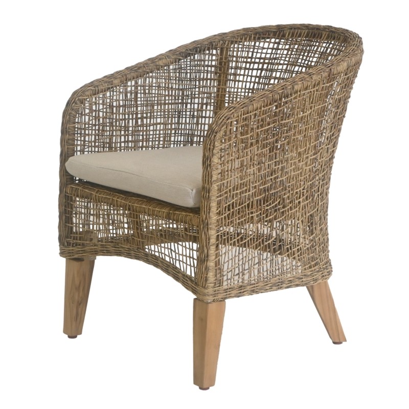 Καρέκλα  Jasmin Ξύλο Teak / Wicker