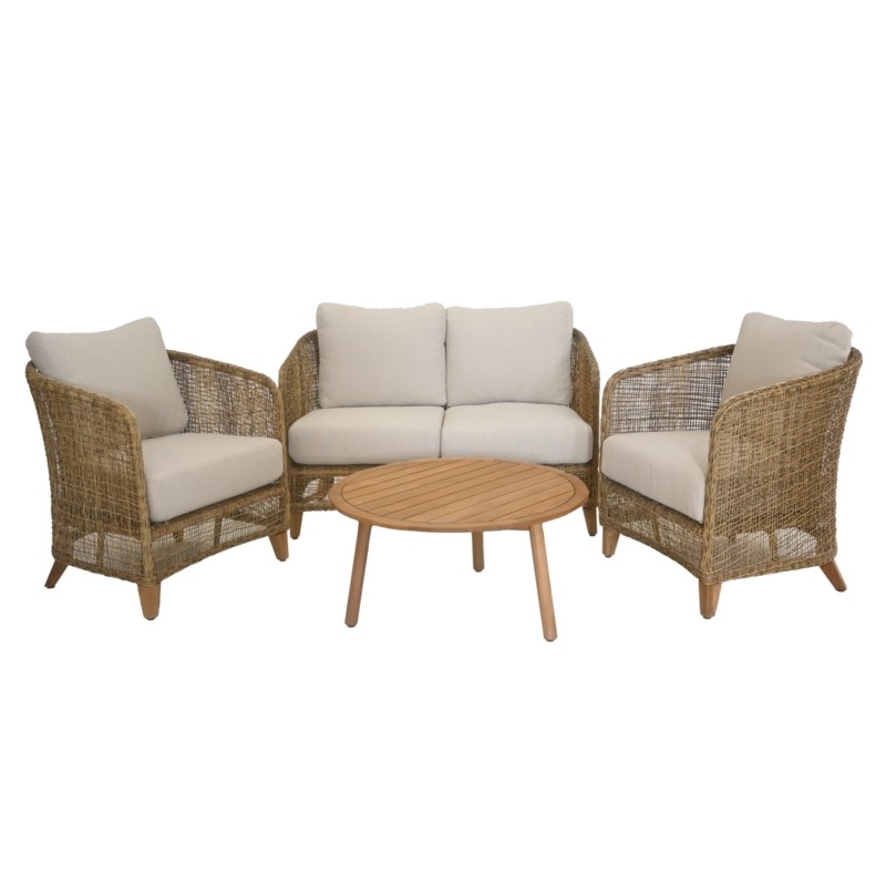 Σετ Καθιστικό Ι 4Τμχ Jasmin Ξύλο Teak / Wicker