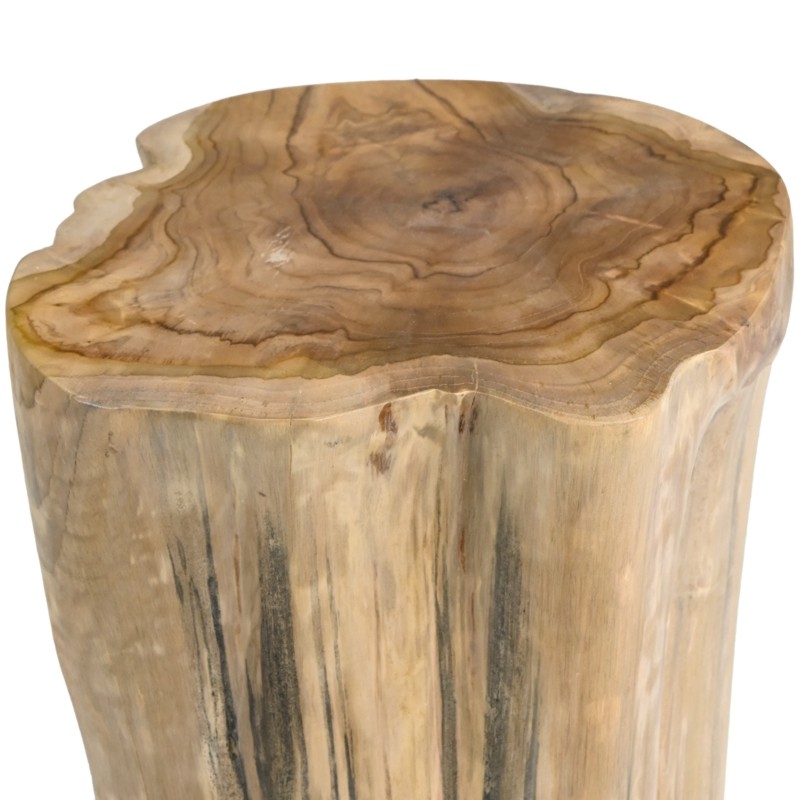 Βοηθητικό Τραπεζάκι Κορμός Stump Ξύλο Teak