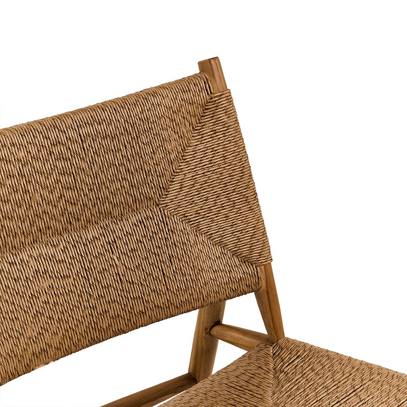 Πολυθρόνα lounge Salamanca Ξύλο Teak