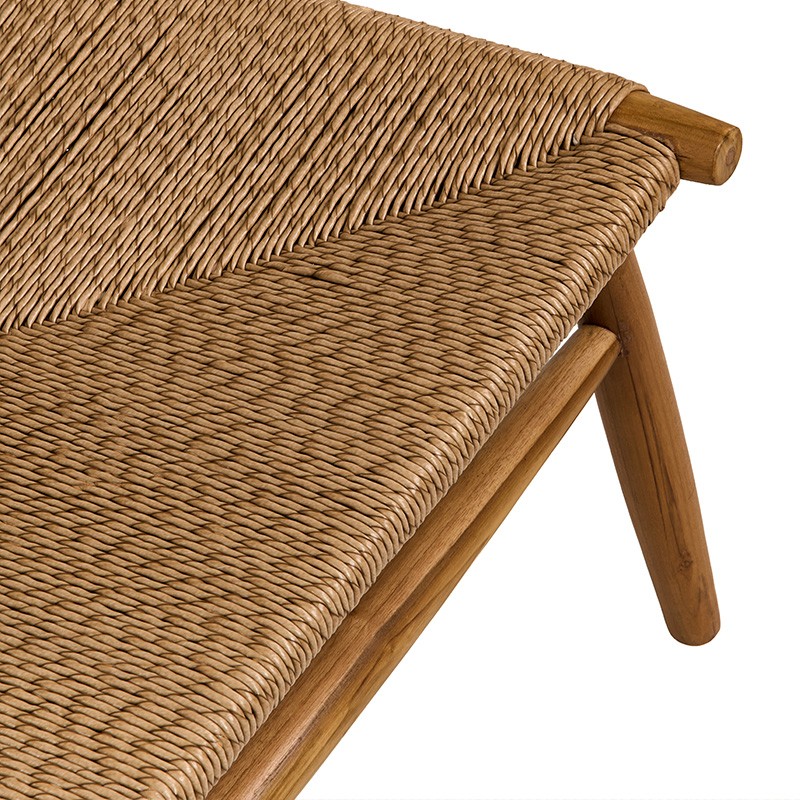 Πολυθρόνα lounge Salamanca Ξύλο Teak