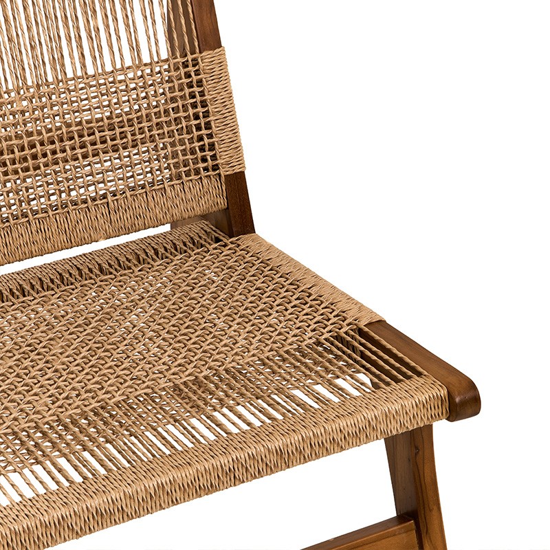 Πολυθρόνα lounge Sintra Ξύλο Teak