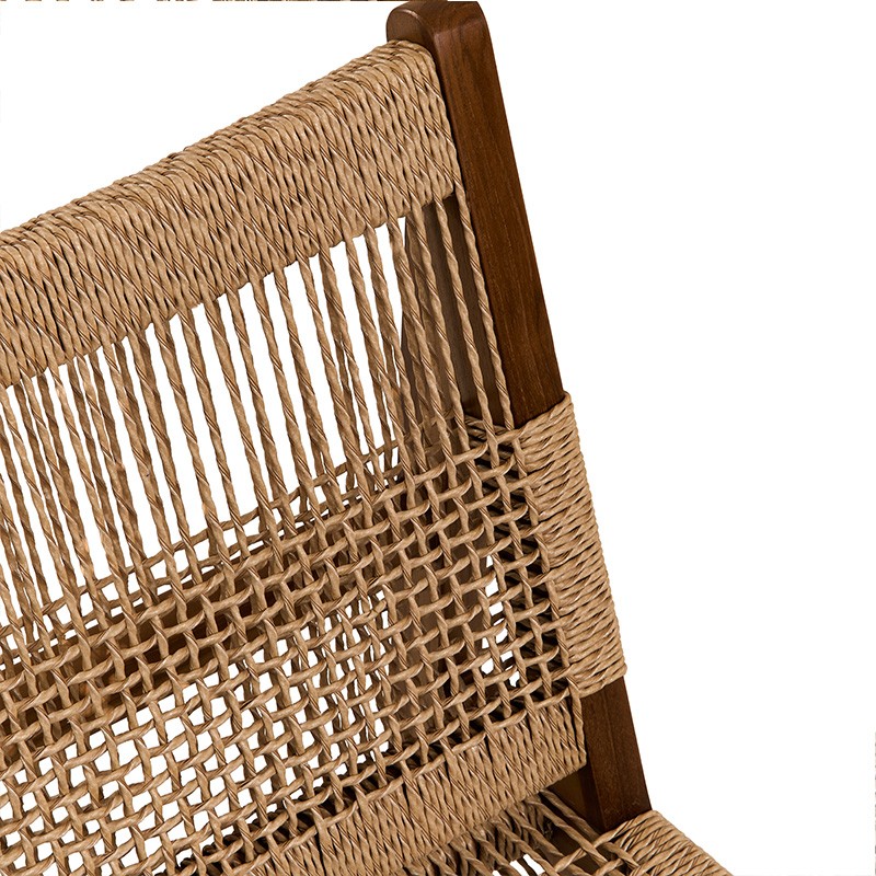 Πολυθρόνα lounge Sintra Ξύλο Teak