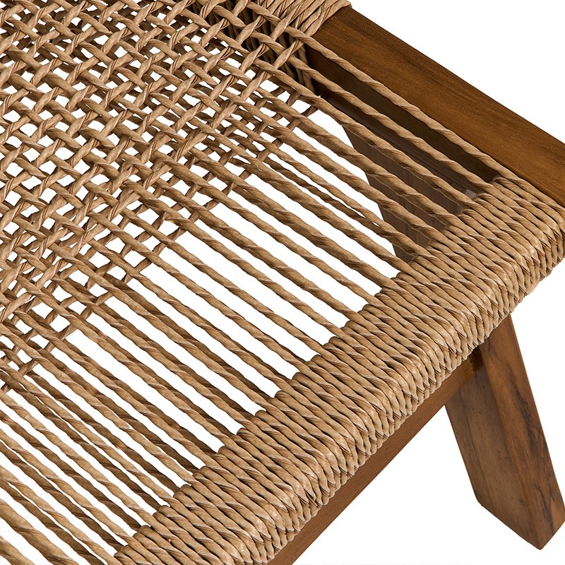 Πολυθρόνα lounge Sintra Ξύλο Teak