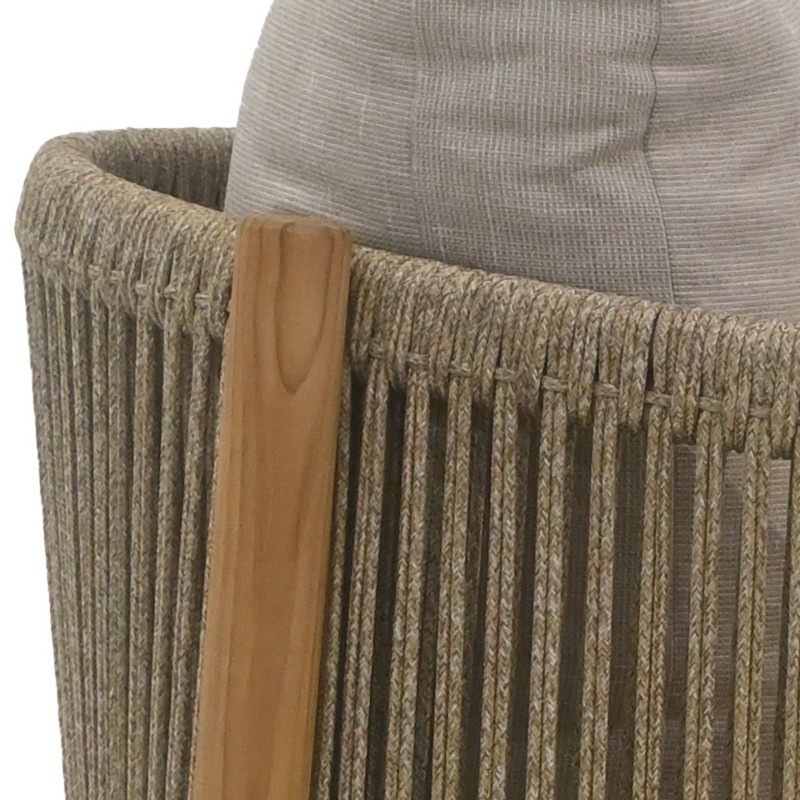 Πολυθρόνα Lounge Touluse Ξύλο Teak