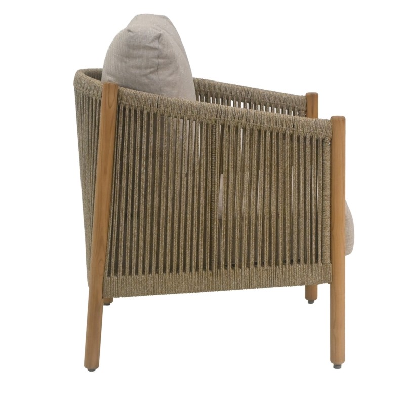 Πολυθρόνα Lounge Touluse Ξύλο Teak