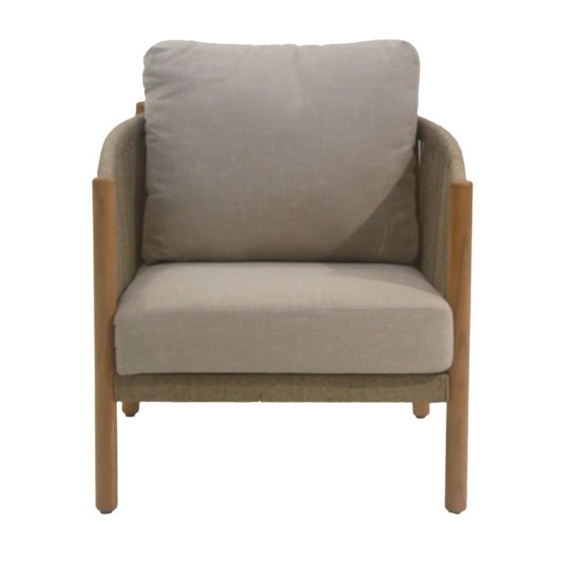 Πολυθρόνα Lounge Touluse Ξύλο Teak
