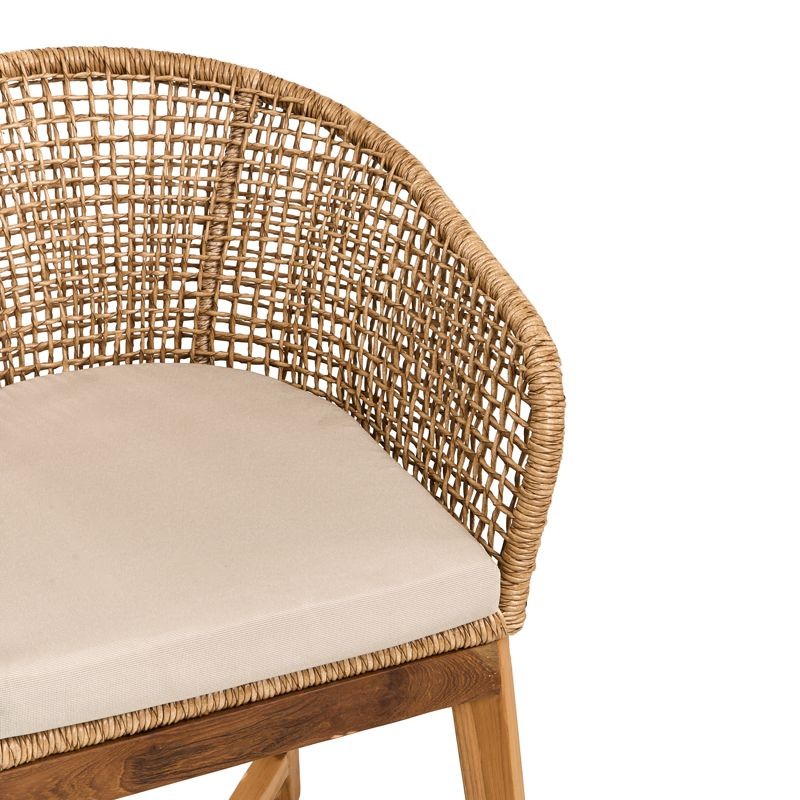 Καρεκλά πολυθρόνα Malibu Ξύλο Teak
