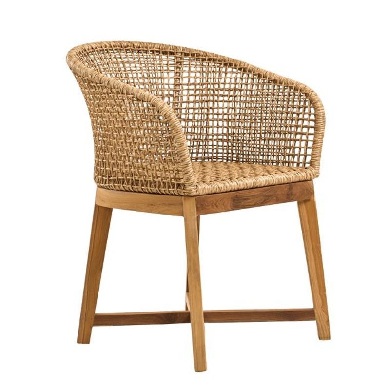 Καρεκλά πολυθρόνα Malibu Ξύλο Teak