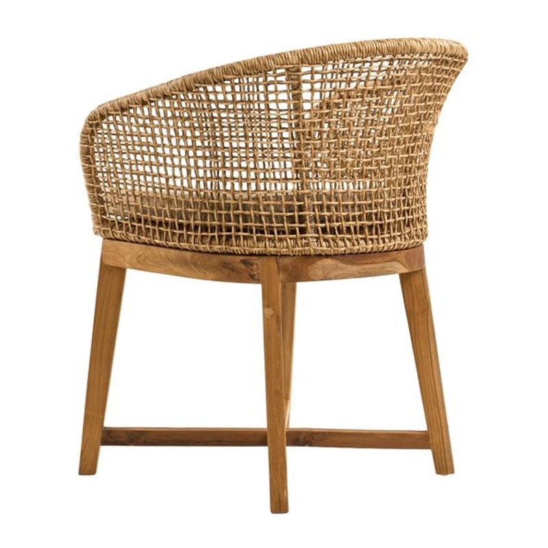 Καρεκλά πολυθρόνα Malibu Ξύλο Teak