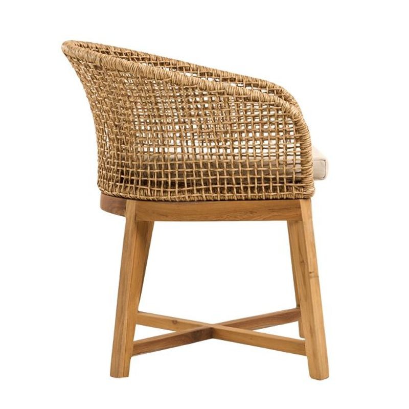 Καρεκλά πολυθρόνα Malibu Ξύλο Teak