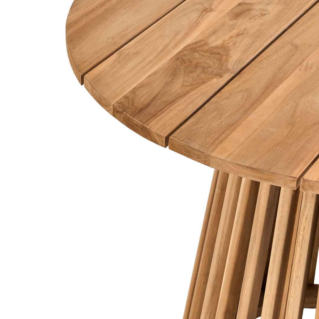 Τραπέζι Στρογγυλό Maria Ø90 εκ. Teak