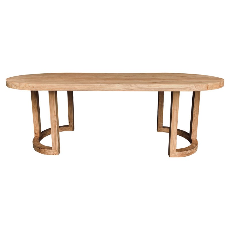 Τραπέζι Teak Pilar 260x105x75cm