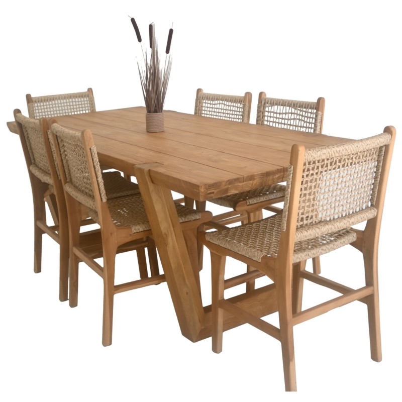 Τραπέζι Riftan Ξύλο Teak 260cm