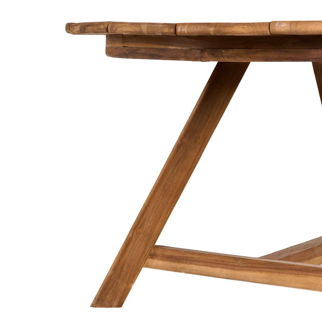 Τραπέζι Στρογγυλό Ø130 εκ.Teak