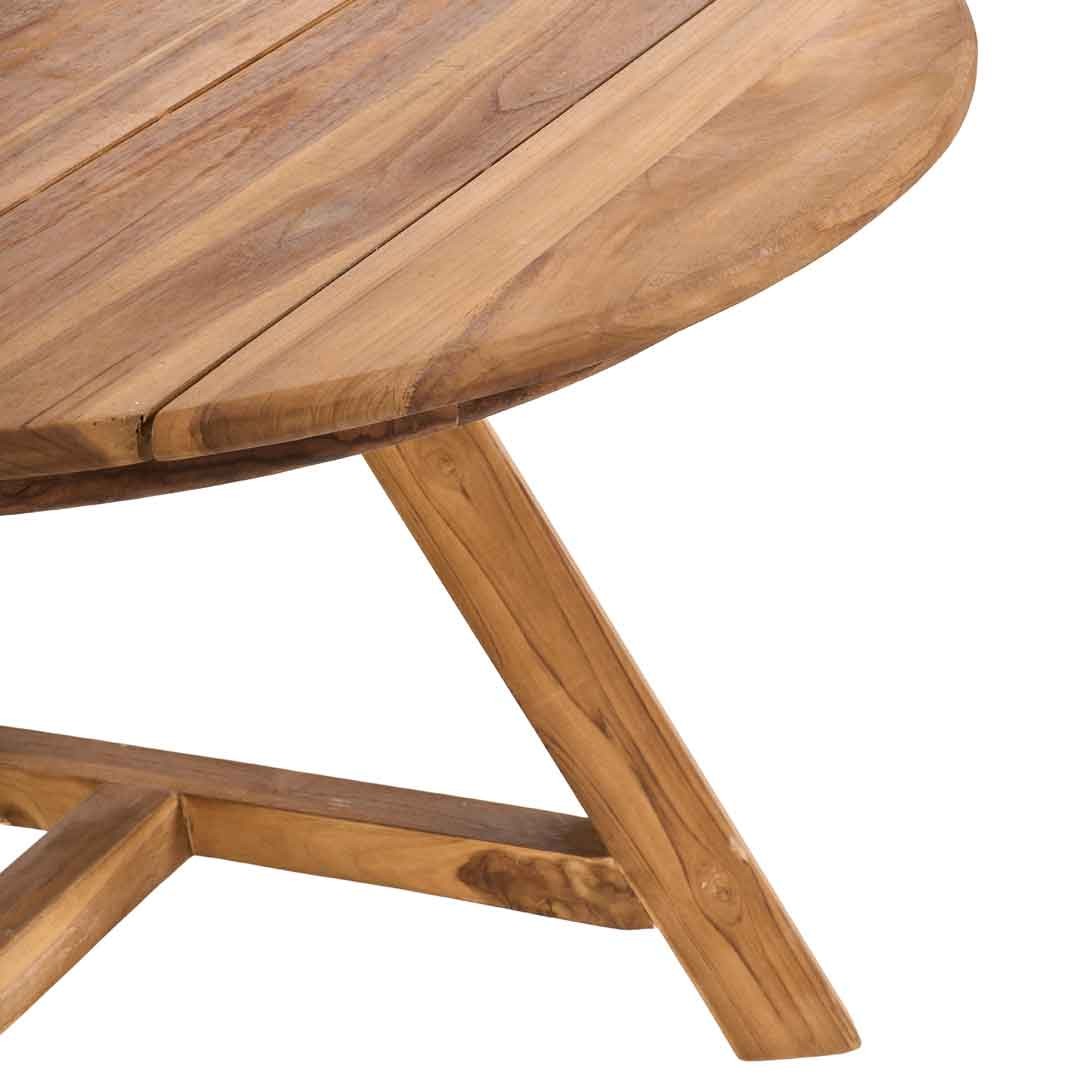 Τραπέζι Στρογγυλό Ø130 εκ.Teak