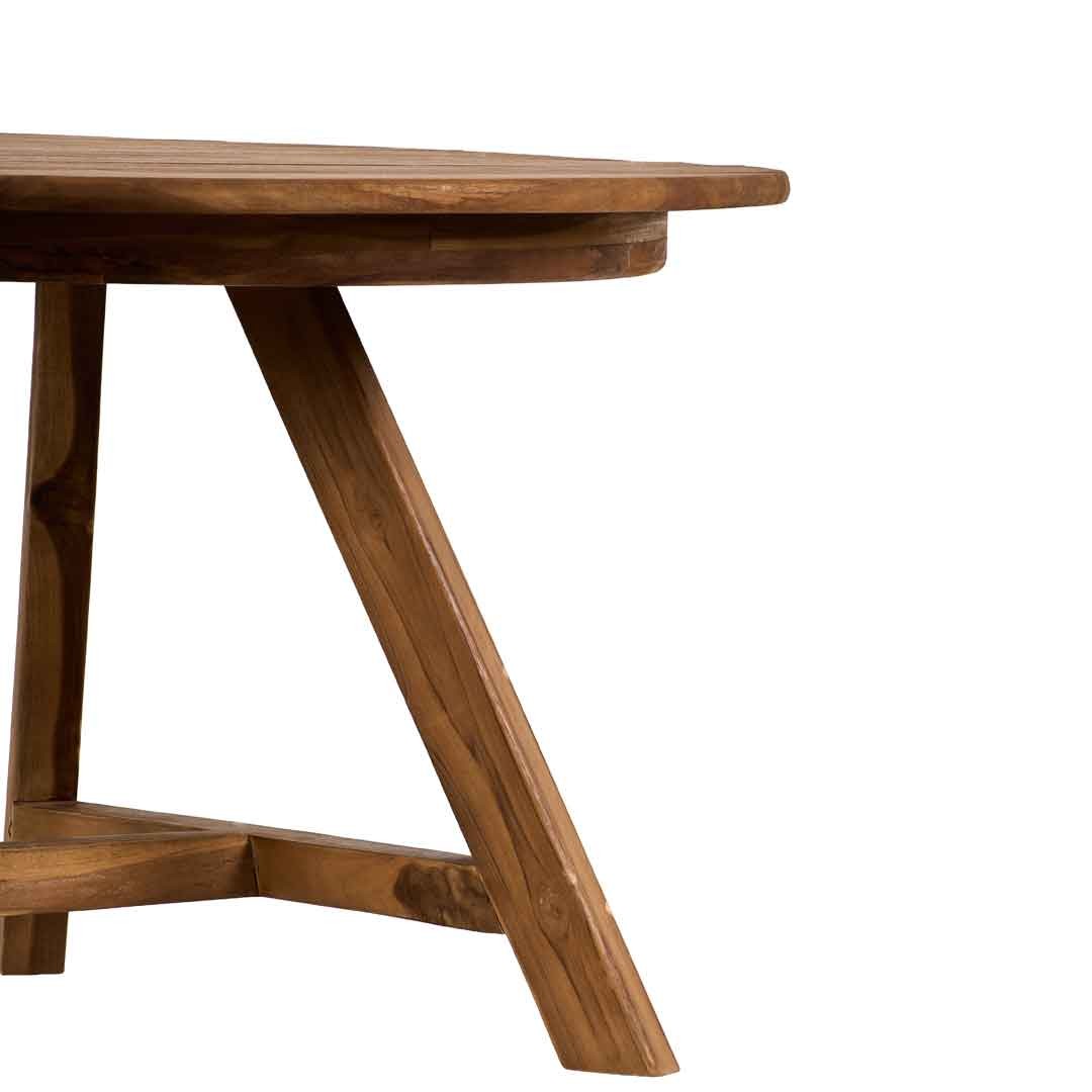 Τραπέζι Στρογγυλό Ø130 εκ.Teak