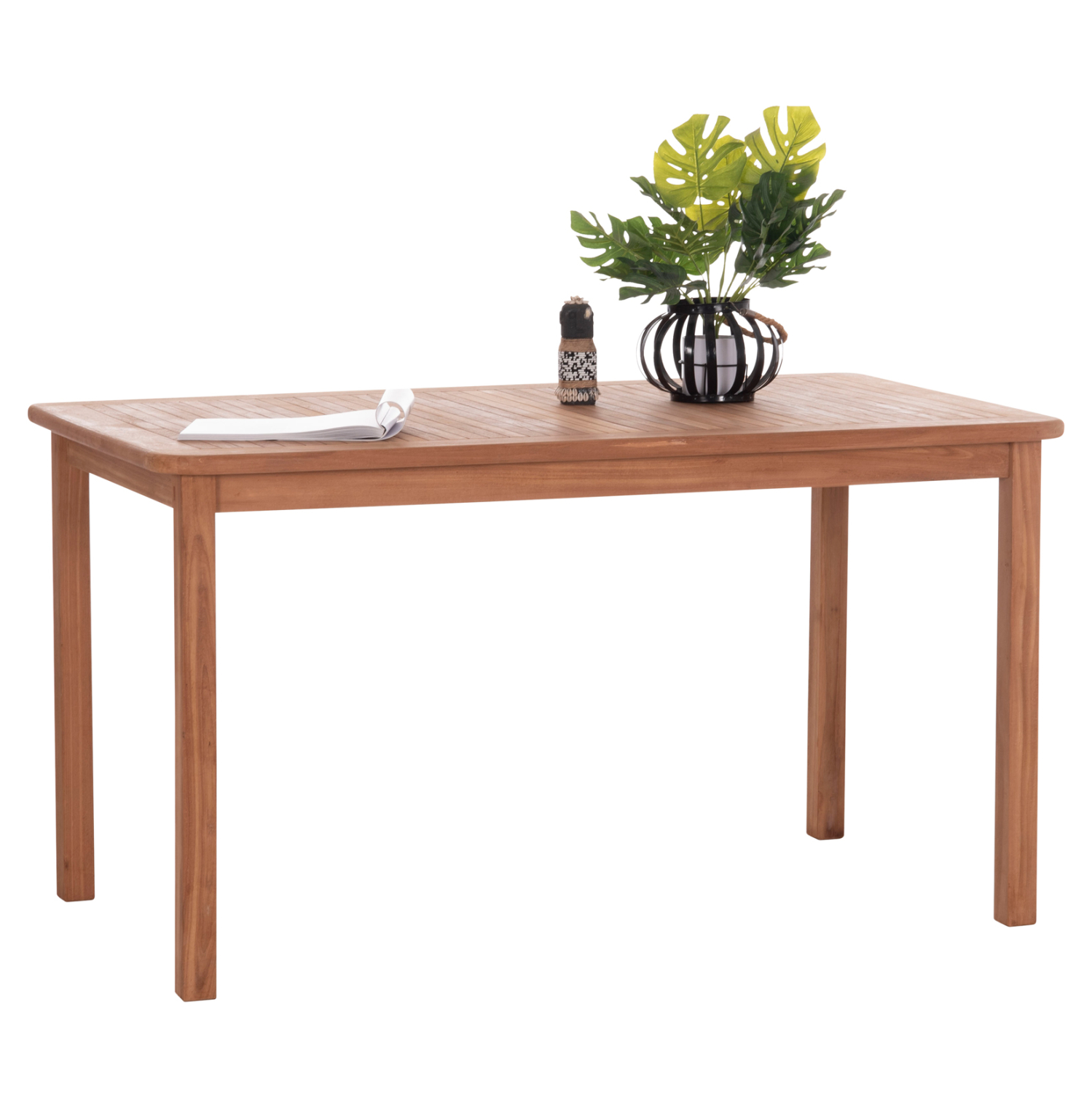 ΤΡΑΠΕΖΙ ΟΡΘΟΓΩΝΙΟ PRESSCOT HM18123 ΞΥΛΟ TEAK–ΦΥΣΙΚΟ 140x80x76Υεκ.