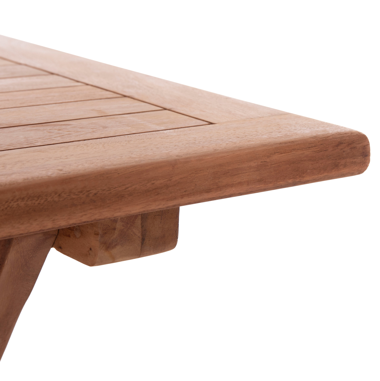 ΤΡΑΠΕΖΙ ΠΤΥΣΣΟΜΕΝΟ ΟΡΘΟΓΩΝΙΟ ERIS HM18117 ΞΥΛΟ TEAK–ΦΥΣΙΚΟ 120x70x76Υεκ.