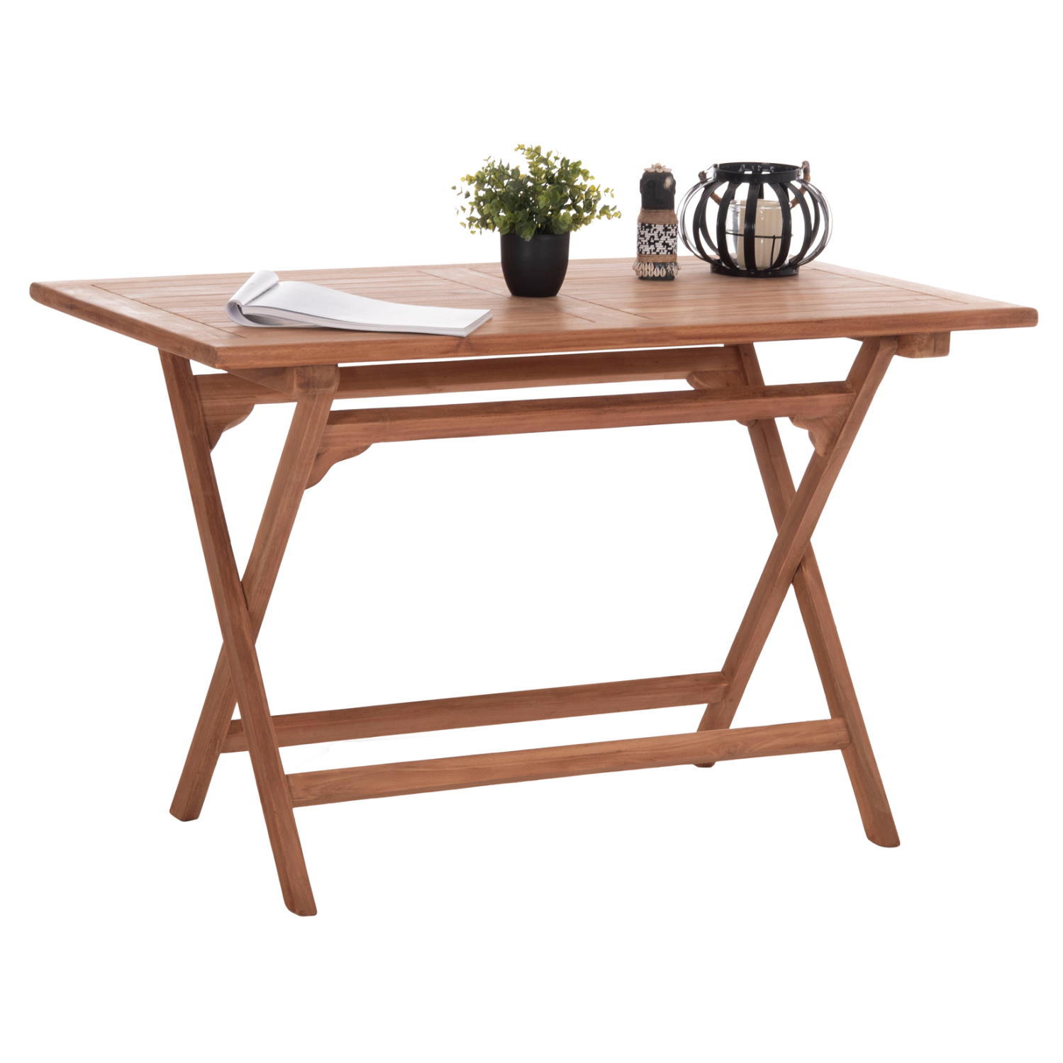 ΤΡΑΠΕΖΙ ΠΤΥΣΣΟΜΕΝΟ ΟΡΘΟΓΩΝΙΟ ERIS HM18117 ΞΥΛΟ TEAK–ΦΥΣΙΚΟ 120x70x76Υεκ.