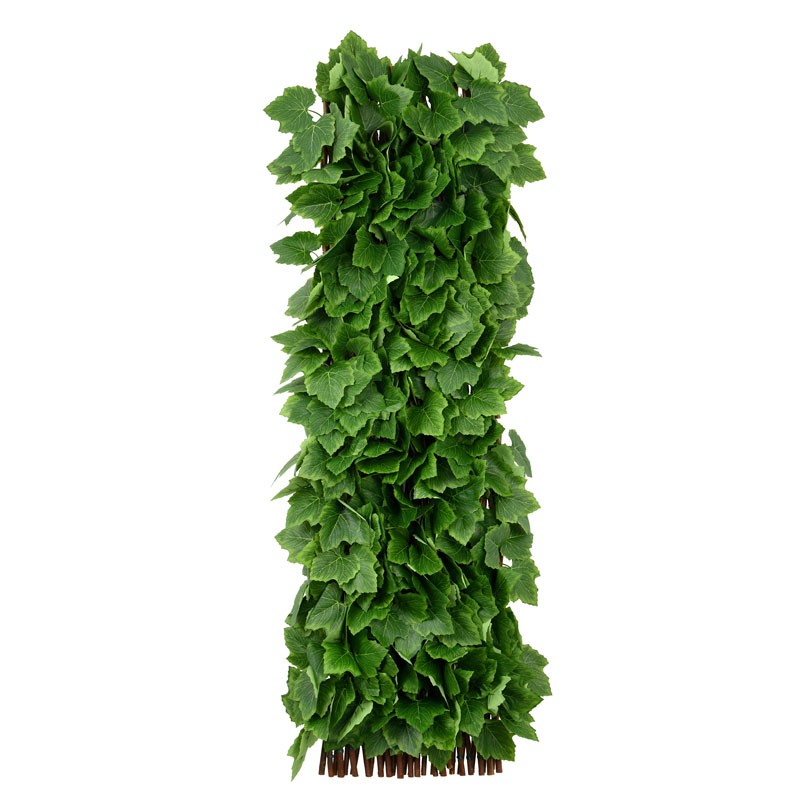 Vertical Garden Plant Silkscreened Polyester Grapenvine Willow Fence 100×200
