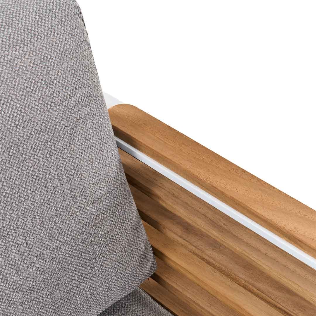 Καρέκλα Wing Aλουμινίου/Teak