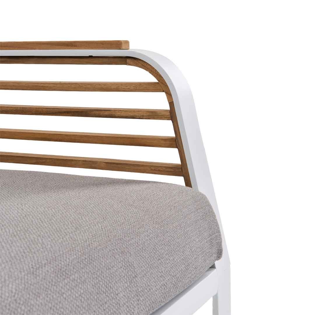 Καρέκλα Wing Aλουμινίου/Teak
