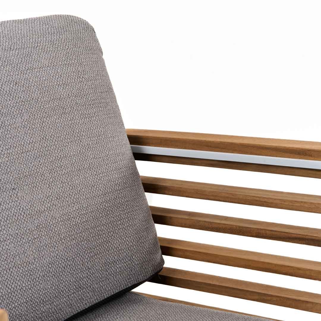 Καρέκλα Wing Aλουμινίου/Teak