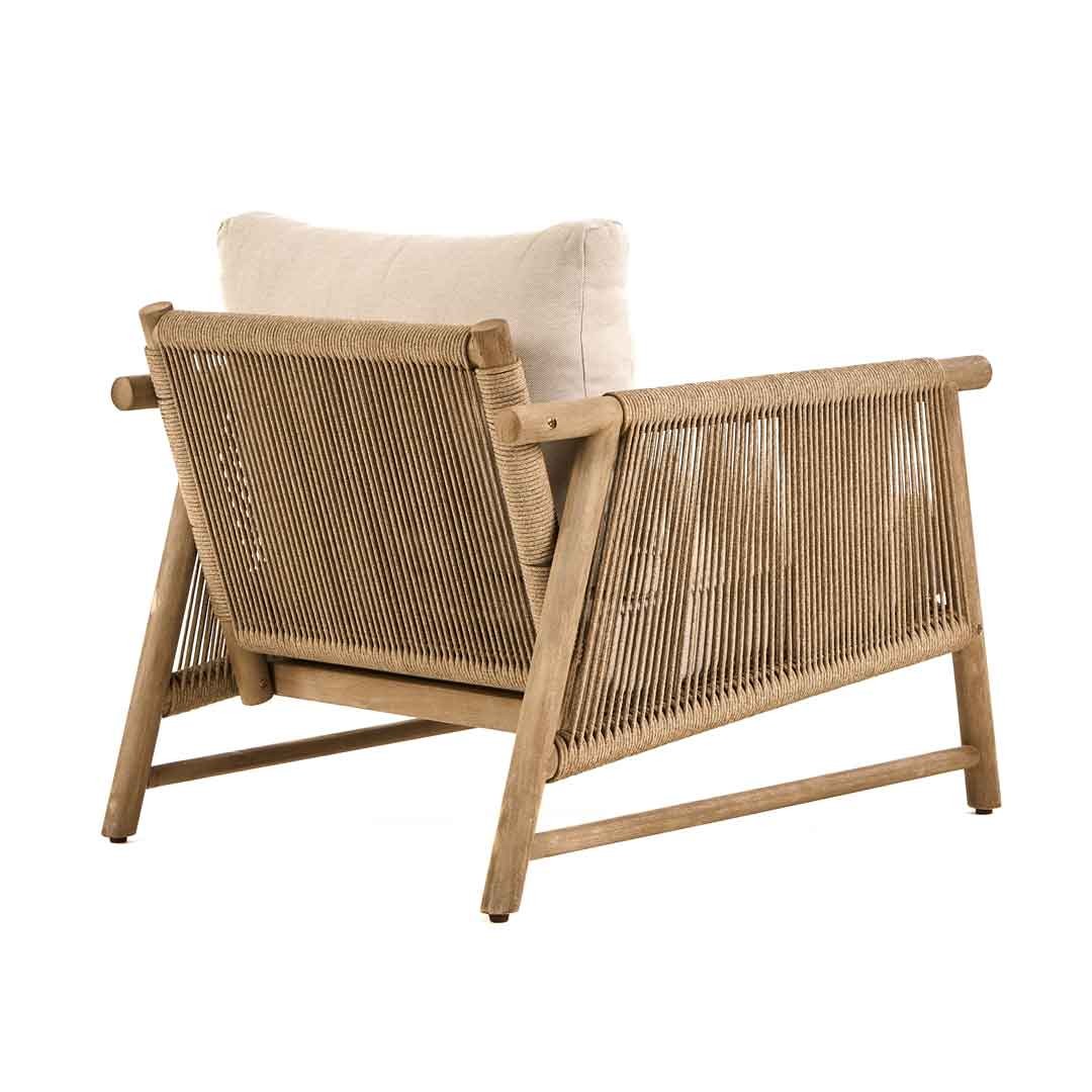 Πολυθρόνα lounge Zulu Ξύλο Ακακίας