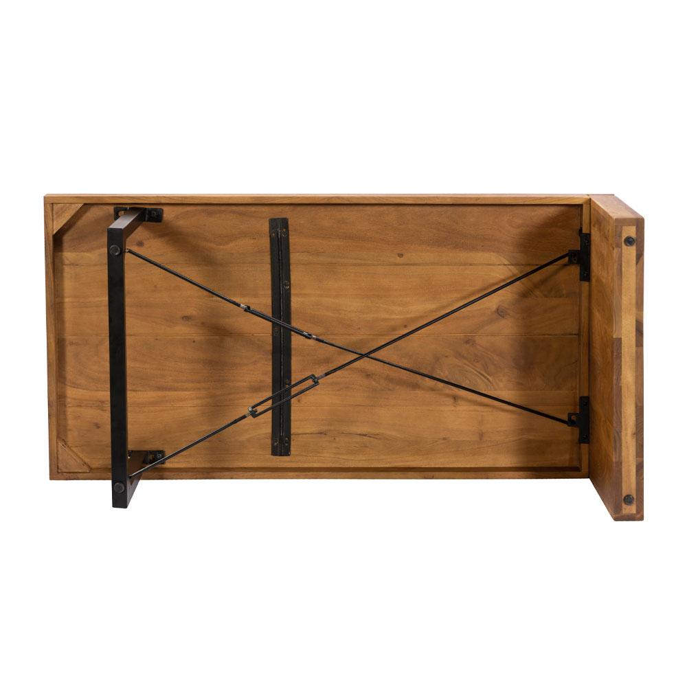 WIRE COFFEE TABLE ΚΑΡΥΔΙ ΜΑΥΡΟ 120x60x40