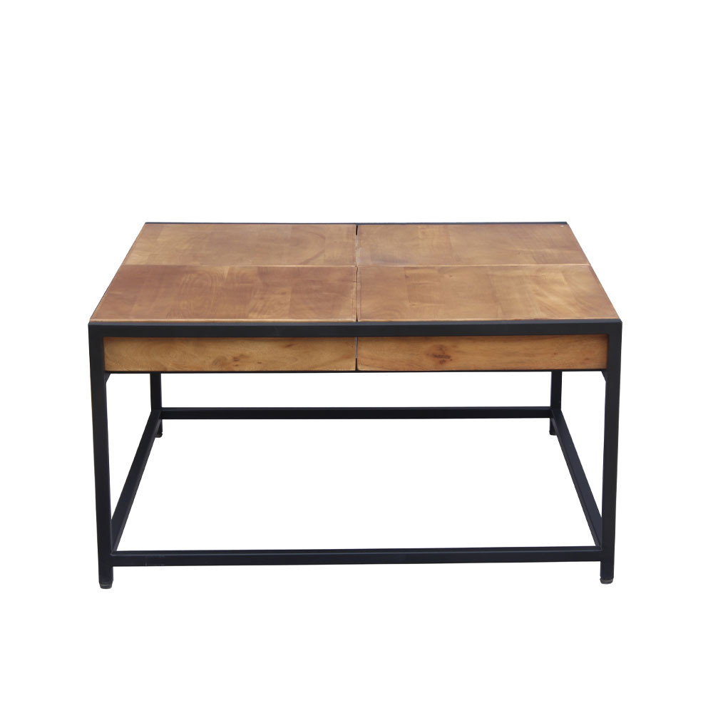 COMBO COFFEE TABLE ΚΑΡΥΔΙ ΜΑΥΡΟ 84x80x42