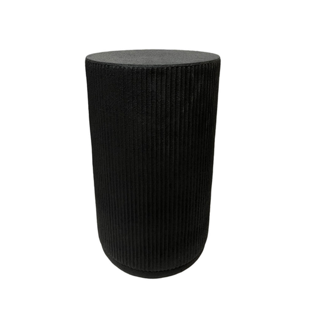 STYLOS SIDE TABLE ΜΑΥΡΟ 34x34x58cm