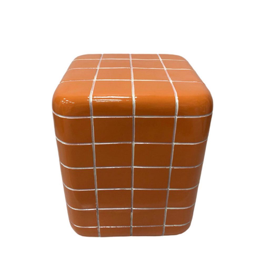 CUBIX SIDE TABLE ΚΑΦΕ 33.5×33.5x41cm