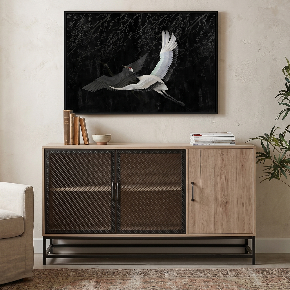 PLEGMA ΜΠΟΥΦΕΣ SONOMA ΜΑΥΡΟ 150x40x82cm