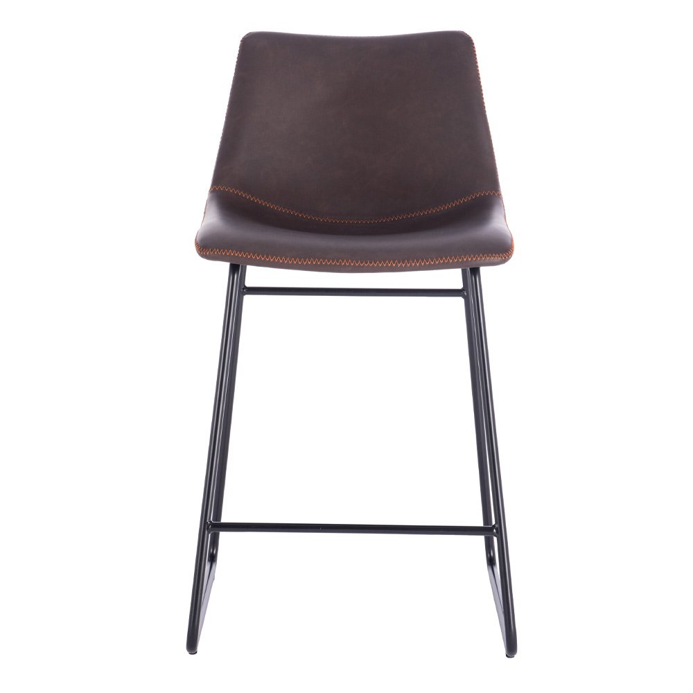 NUEVO ΣΚΑΜΠΟ BAR ΚΑΦΕ ANTIQUE WASHED ΜΑΥΡΟ 46×57.5x89cm