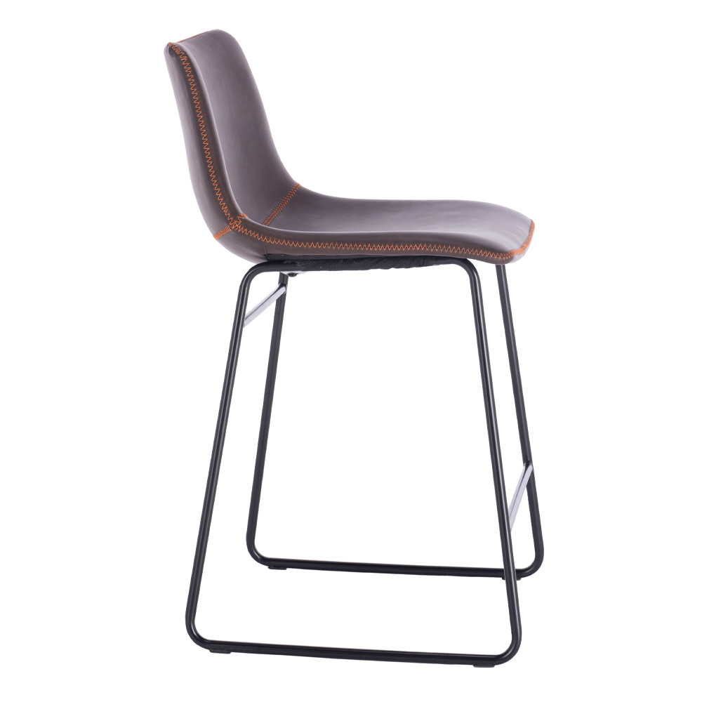 NUEVO ΣΚΑΜΠΟ BAR ΚΑΦΕ ANTIQUE WASHED ΜΑΥΡΟ 46×57.5x89cm