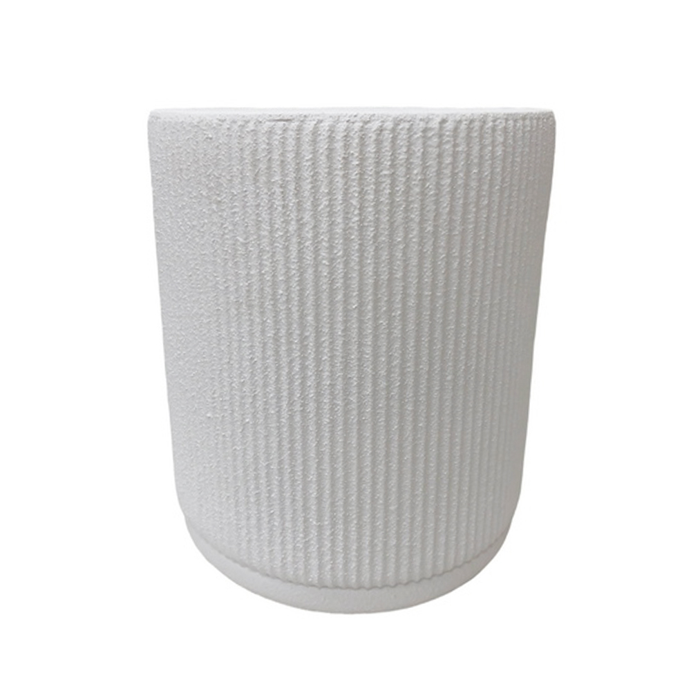 STYLOS SIDE TABLE ΛΕΥΚΟ 34x34x40cm
