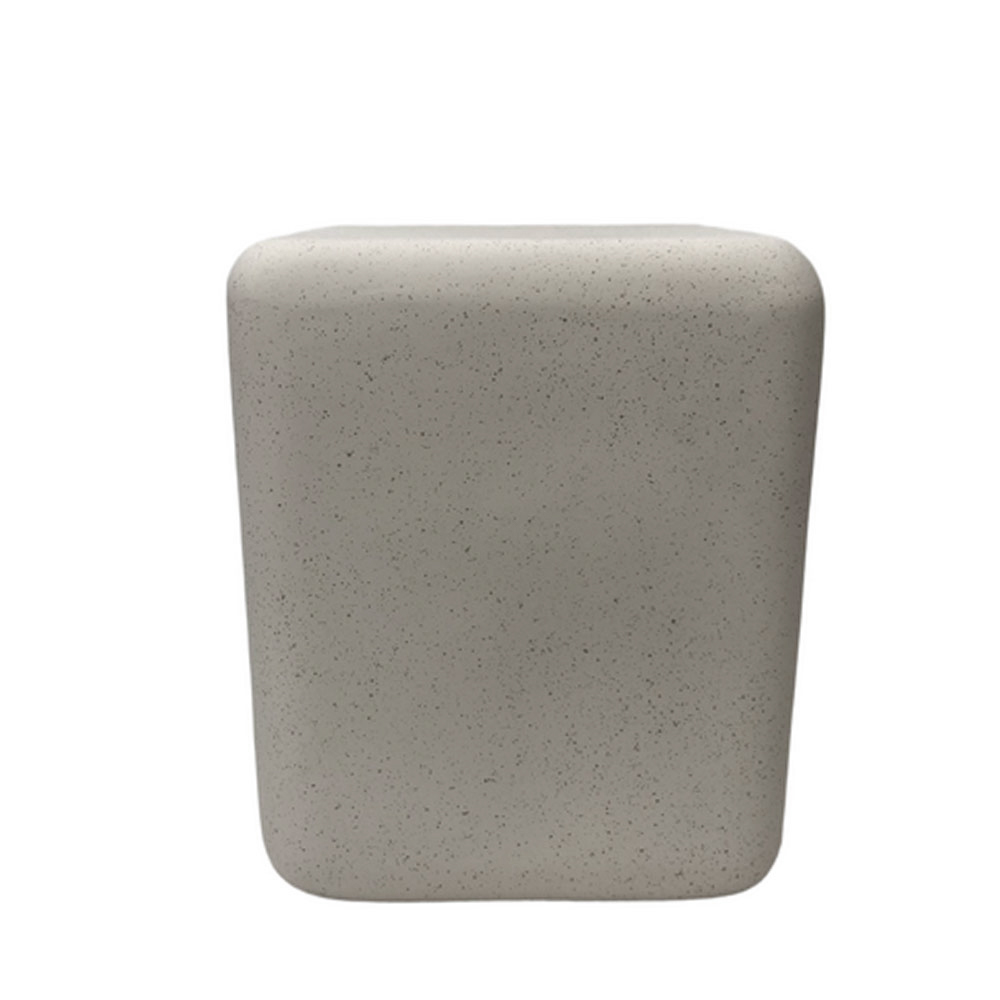 PLATEAU SIDE TABLE OFF WHITE 33x33x40cm