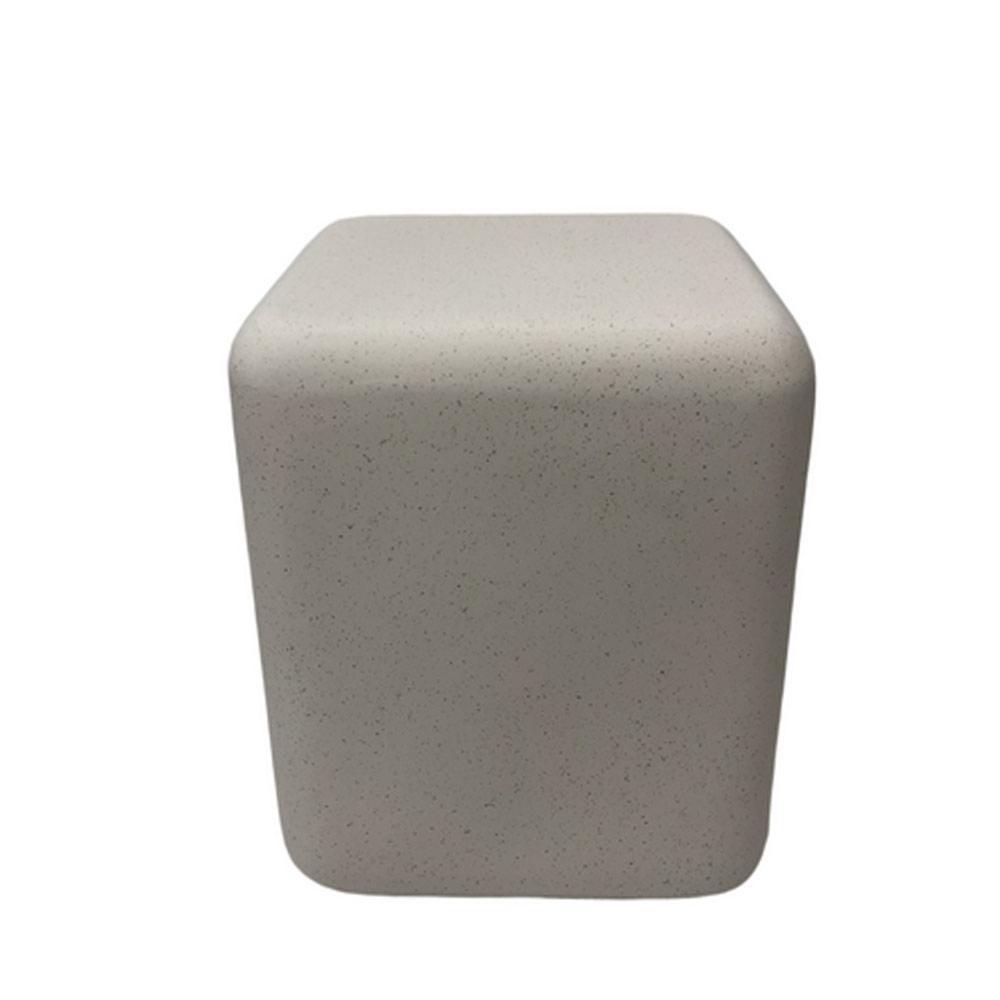 PLATEAU SIDE TABLE OFF WHITE 33x33x40cm