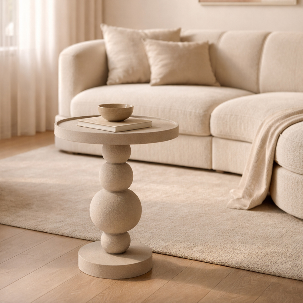 ASTRA SIDE TABLE ΜΠΕΖ 36.5×36.5x55cm